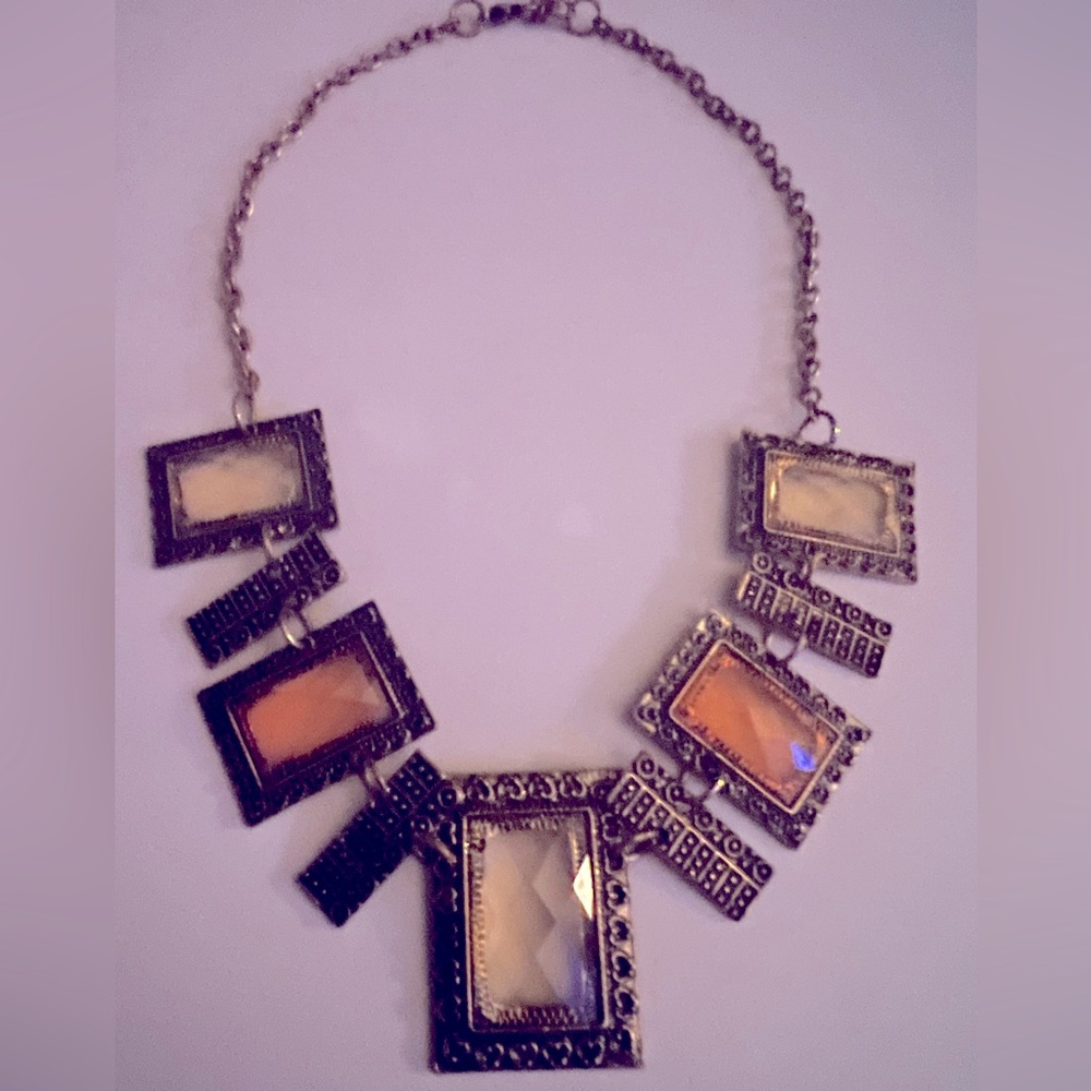 Rhinestone Statement Necklace
